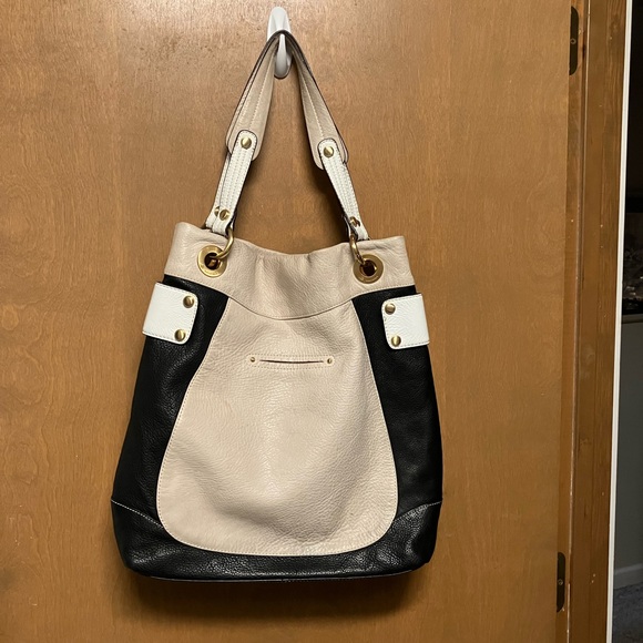 VINTAGE “B MAKOWSKY”LARGE LEATHER SHOULDER BAG PURSE BEAUTIFUL - Picture 5 of 16